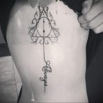 дары смерти тату 19.01.2020 №233 -deathly hallows tattoo- tattoovalue.net