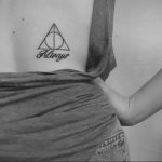 дары смерти тату 19.01.2020 №238 -deathly hallows tattoo- tattoovalue.net