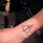 дары смерти тату 19.01.2020 №256 -deathly hallows tattoo- tattoovalue.net