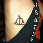 дары смерти тату 19.01.2020 №304 -deathly hallows tattoo- tattoovalue.net