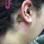 дары смерти тату 19.01.2020 №320 -deathly hallows tattoo- tattoovalue.net