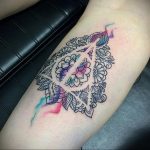 дары смерти тату 19.01.2020 №364 -deathly hallows tattoo- tattoovalue.net