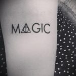 дары смерти тату 19.01.2020 №448 -deathly hallows tattoo- tattoovalue.net