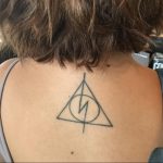 дары смерти тату 19.01.2020 №475 -deathly hallows tattoo- tattoovalue.net