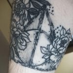 дары смерти тату 19.01.2020 №485 -deathly hallows tattoo- tattoovalue.net