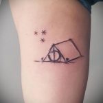 дары смерти тату 19.01.2020 №504 -deathly hallows tattoo- tattoovalue.net