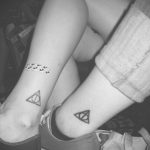 дары смерти тату 19.01.2020 №514 -deathly hallows tattoo- tattoovalue.net