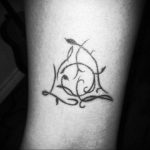 дары смерти тату 19.01.2020 №515 -deathly hallows tattoo- tattoovalue.net