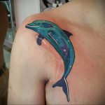 dolphin tattoo photo 21.04.2020 №025 -dolphin tattoo- tattoovalue.net