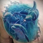 dolphin tattoo photo 21.04.2020 №108 -dolphin tattoo- tattoovalue.net
