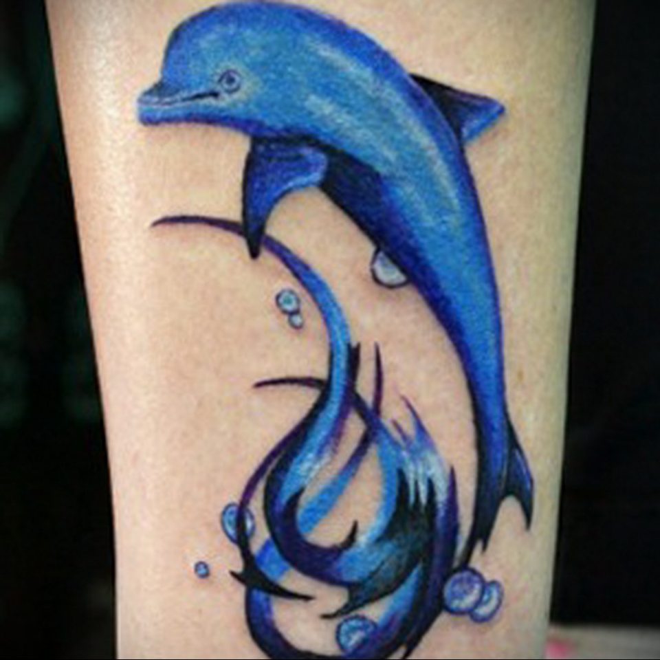 dolphin tattoo photo 21.04.2020 №175 -dolphin tattoo- tattoovalue.net ...