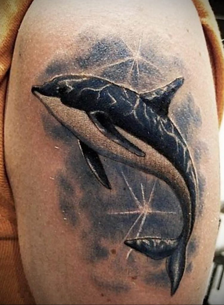 dolphin tattoo photo 21.04.2020 №180 -dolphin tattoo- tattoovalue.net