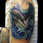 dolphin tattoo photo 21.04.2020 №021 -dolphin tattoo- tattoovalue.net
