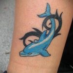dolphin tattoo photo 21.04.2020 №042 -dolphin tattoo- tattoovalue.net