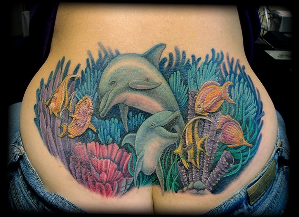 dolphin tattoo photo 21.04.2020 №055 -dolphin tattoo- tattoovalue.net