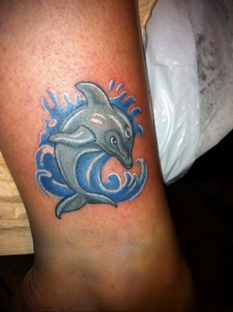 dolphin tattoo photo 21.04.2020 №078 -dolphin tattoo- tattoovalue.net