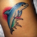 dolphin tattoo photo 21.04.2020 №082 -dolphin tattoo- tattoovalue.net
