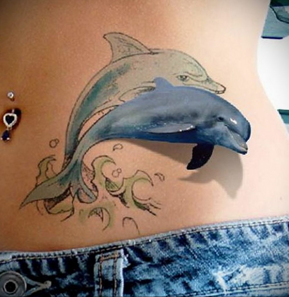 dolphin tattoo photo 21.04.2020 №093 -dolphin tattoo- tattoovalue.net