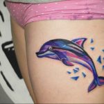 dolphin tattoo photo 21.04.2020 №101 -dolphin tattoo- tattoovalue.net