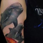 dolphin tattoo photo 21.04.2020 №104 -dolphin tattoo- tattoovalue.net