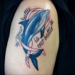 dolphin tattoo photo 21.04.2020 №128 -dolphin tattoo- tattoovalue.net