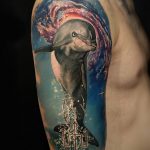 dolphin tattoo photo 21.04.2020 №130 -dolphin tattoo- tattoovalue.net