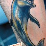 dolphin tattoo photo 21.04.2020 №155 -dolphin tattoo- tattoovalue.net