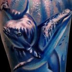 dolphin tattoo photo 21.04.2020 №177 -dolphin tattoo- tattoovalue.net