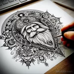 Tattoo Drawings of Ded Moroz - 14.11.2023 tattoovalue.net 168