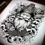 Tattoo Drawings of Ded Moroz - 14.11.2023 tattoovalue.net 170