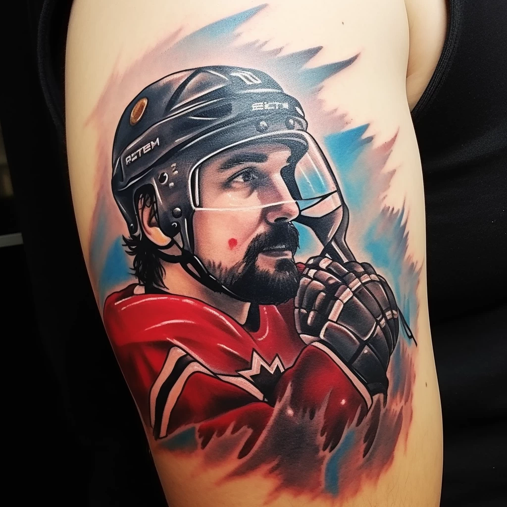 ice hockey tattoo - 24.11.2023 tattoovalue.net 064