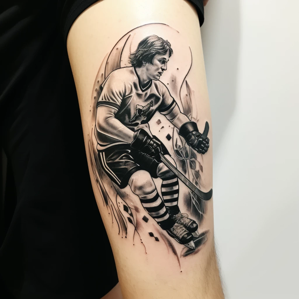 ice hockey tattoo - 24.11.2023 tattoovalue.net 070