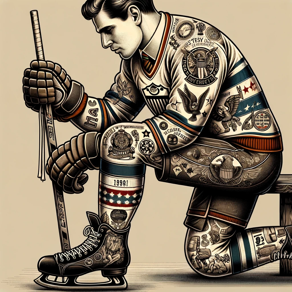 ice hockey tattoo - 24.11.2023 tattoovalue.net 211