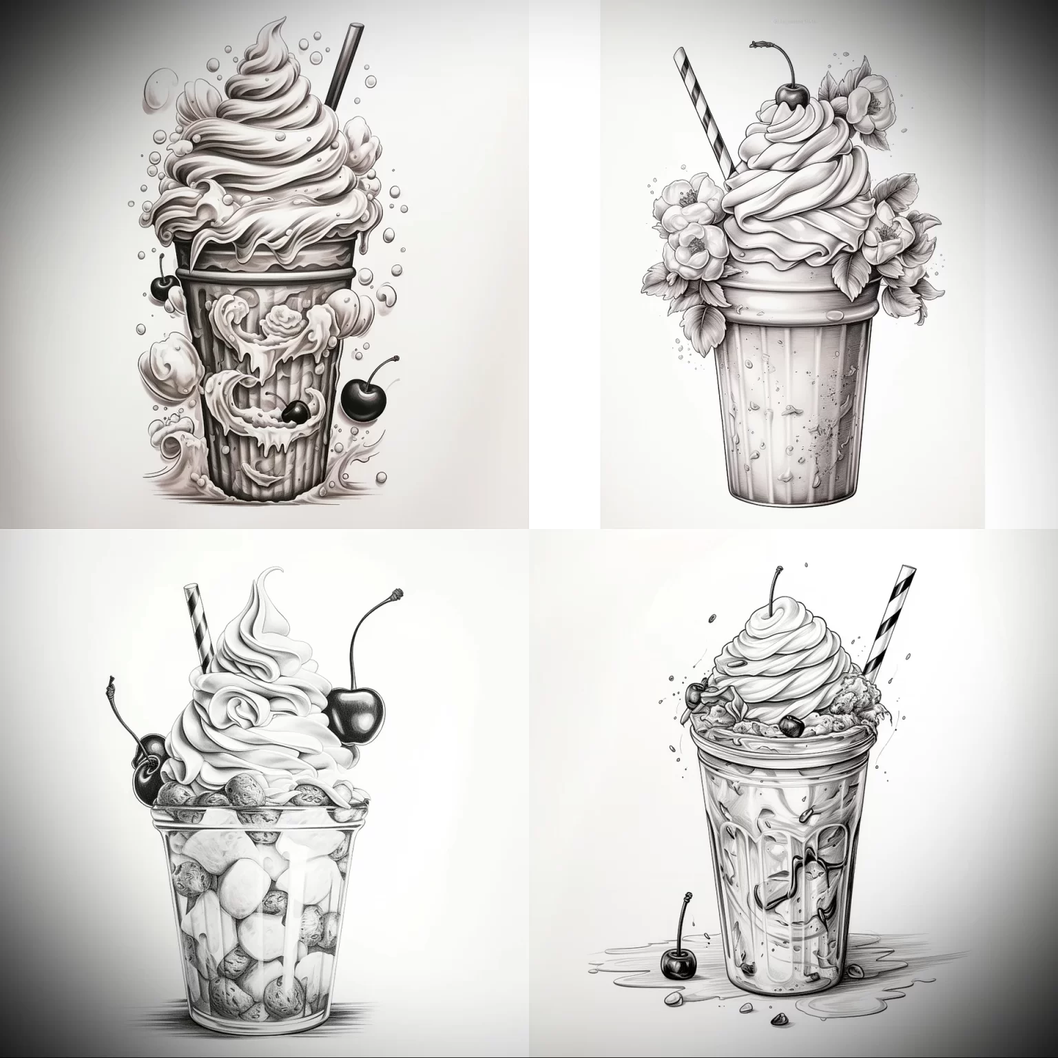 milkshake tattoo example drawing - 12.11.2023 tattoovalue.net 062