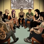 A group of tattooed people sharing their experiences dade f ef aeec afaca _1 16.12.2023 tattoovalue.net 020