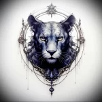 Panther Tattoo Sketches 19.12.2023 tattoovalue.net 055