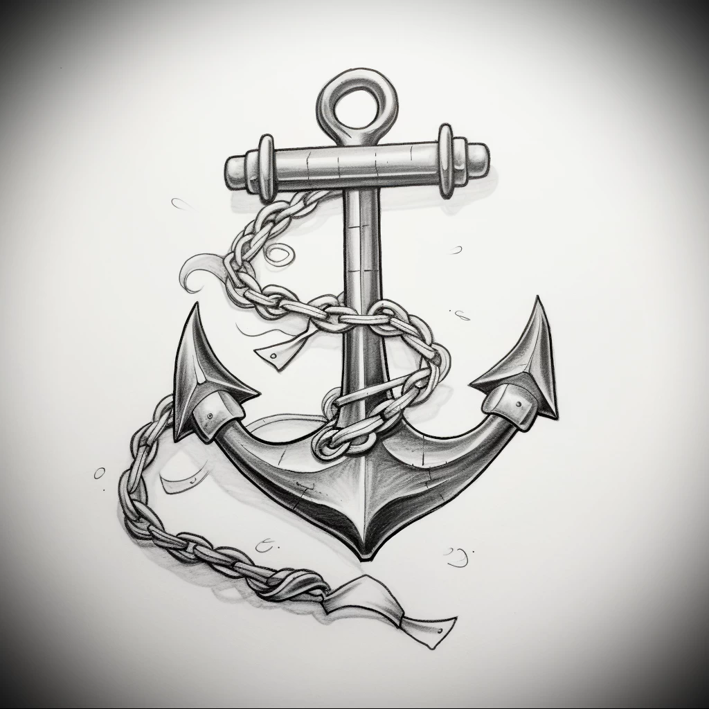 Tattoo Anchor Sketches - 10.12.2023 tattoovalue.net 002