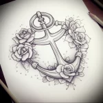 Tattoo Anchor Sketches - 10.12.2023 tattoovalue.net 005