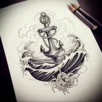 Tattoo Anchor Sketches - 10.12.2023 tattoovalue.net 011
