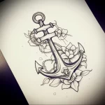 Tattoo Anchor Sketches - 10.12.2023 tattoovalue.net 014