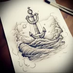 Tattoo Anchor Sketches - 10.12.2023 tattoovalue.net 015