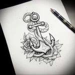 Tattoo Anchor Sketches - 10.12.2023 tattoovalue.net 020