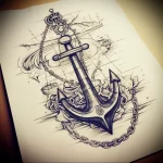 Tattoo Anchor Sketches - 10.12.2023 tattoovalue.net 027