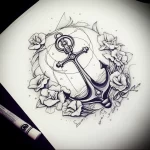 Tattoo Anchor Sketches - 10.12.2023 tattoovalue.net 036