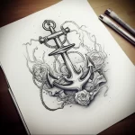 Tattoo Anchor Sketches - 10.12.2023 tattoovalue.net 055