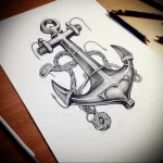 Tattoo Anchor Sketches - 10.12.2023 tattoovalue.net 056