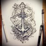Tattoo Anchor Sketches - 10.12.2023 tattoovalue.net 061
