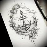 Tattoo Anchor Sketches - 10.12.2023 tattoovalue.net 062