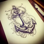 Tattoo Anchor Sketches - 10.12.2023 tattoovalue.net 083