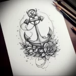 Tattoo Anchor Sketches - 10.12.2023 tattoovalue.net 085